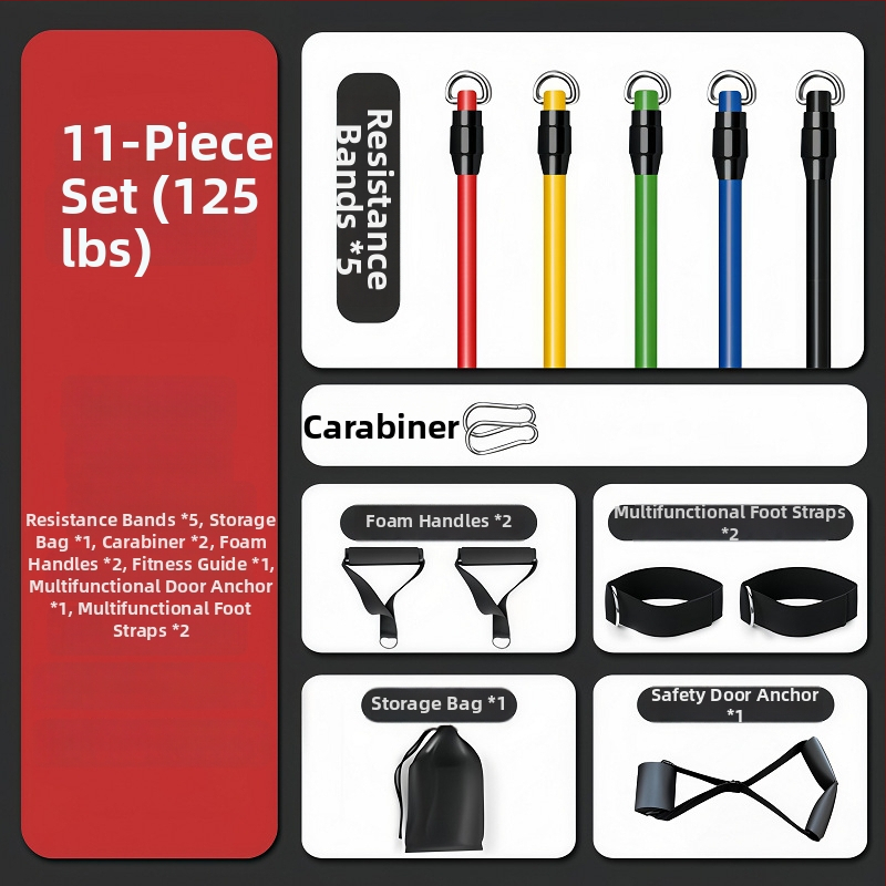 Jiupu Atsparos Virvutė – Namų fitneso įranga krūtinės treniravimui, tinkama vaikams, paaugliams ir suaugusiems, fitnesui ir grožiui