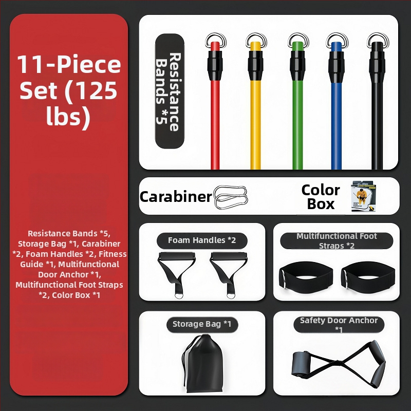 Jiupu Atsparos Virvutė – Namų fitneso įranga krūtinės treniravimui, tinkama vaikams, paaugliams ir suaugusiems, fitnesui ir grožiui