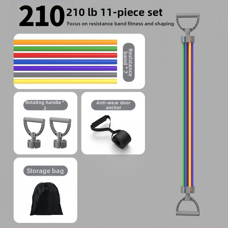 Jiupu Atsparos Virvutė – Namų fitneso įranga krūtinės treniravimui, tinkama vaikams, paaugliams ir suaugusiems, fitnesui ir grožiui