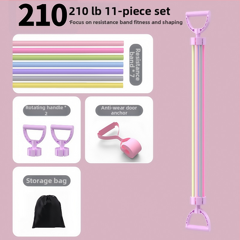 Jiupu Atsparos Virvutė – Namų fitneso įranga krūtinės treniravimui, tinkama vaikams, paaugliams ir suaugusiems, fitnesui ir grožiui