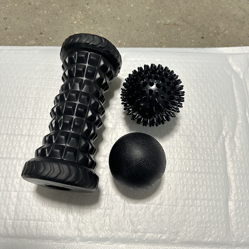 Ručna masažna lopta s izbočenjima – joga pomagala, opuštanje mišića, masaža leđa i vrata, 150 g