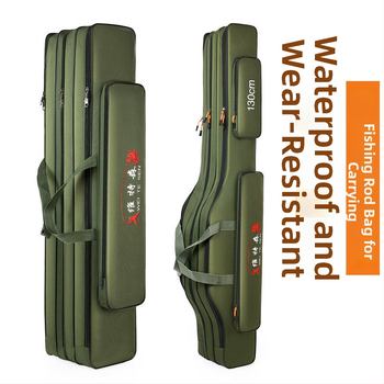 Torba za ribolovnu opremu - višenamjenska pohrana za štapove i opremu, PVC materijal, nije vodootporan