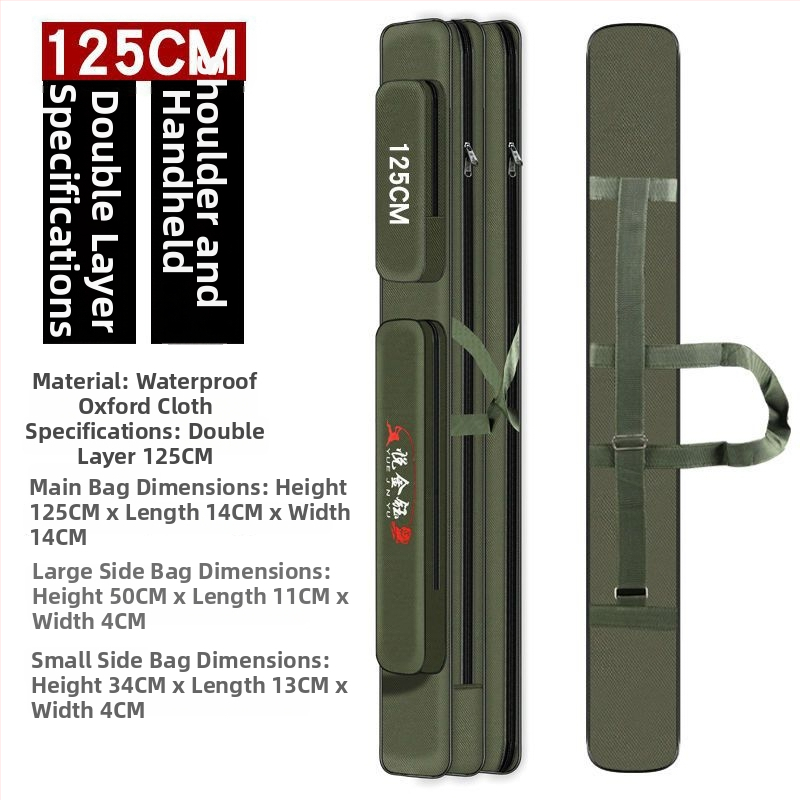 Torba za ribolovnu opremu - višenamjenska pohrana za štapove i opremu, PVC materijal, nije vodootporan