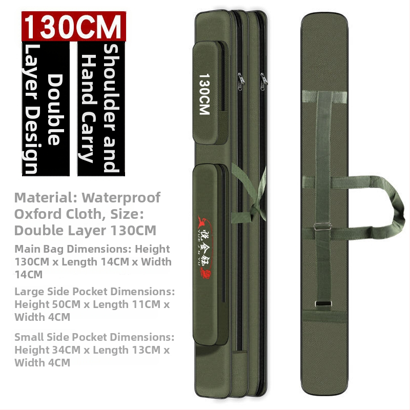 Torba za ribolovnu opremu - višenamjenska pohrana za štapove i opremu, PVC materijal, nije vodootporan