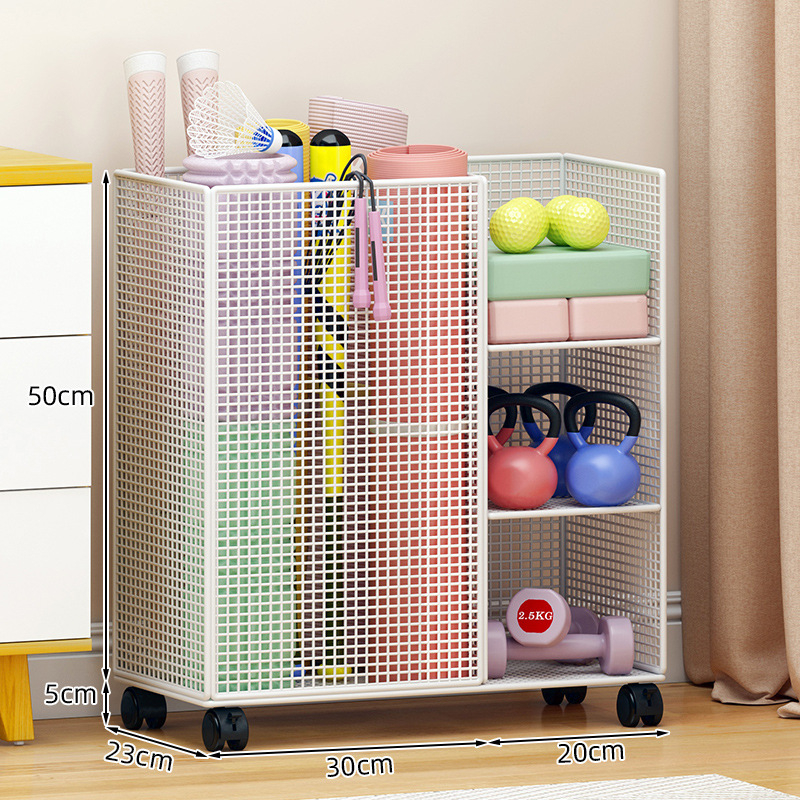 Dzelzs 3 līmeņu jogas matu uzglabāšanas statīvs, griežams, bez urbšanas, uz grīdas uzstādāms, piemērots guļamistabai, vannas istabai un viesistabai