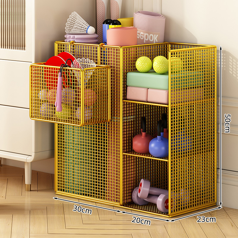 Dzelzs 3 līmeņu jogas matu uzglabāšanas statīvs, griežams, bez urbšanas, uz grīdas uzstādāms, piemērots guļamistabai, vannas istabai un viesistabai