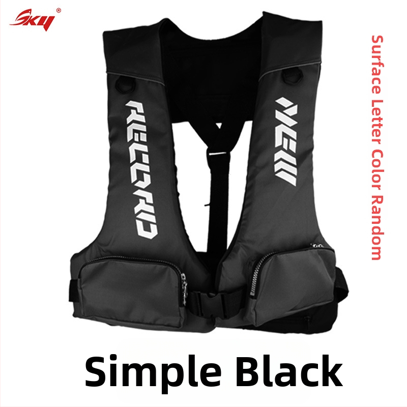 Suaugusiųjų gelbėjimo liemenė su dideliu plūdrumu, skirta jūros žvejybai ir banglenčių sportui, Oxford audinys, 6 kišenės su užsegimais, specifikacija 60