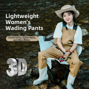 Žvejybos drabužiai – greitai džiūstantys apatiniai kelnysp braidymo metu, viso kūno lietaus kelnytės ir vandens bateliai pavasariui