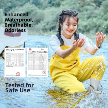 Žvejybos drabužiai – greitai džiūstantys apatiniai kelnysp braidymo metu, viso kūno lietaus kelnytės ir vandens bateliai pavasariui