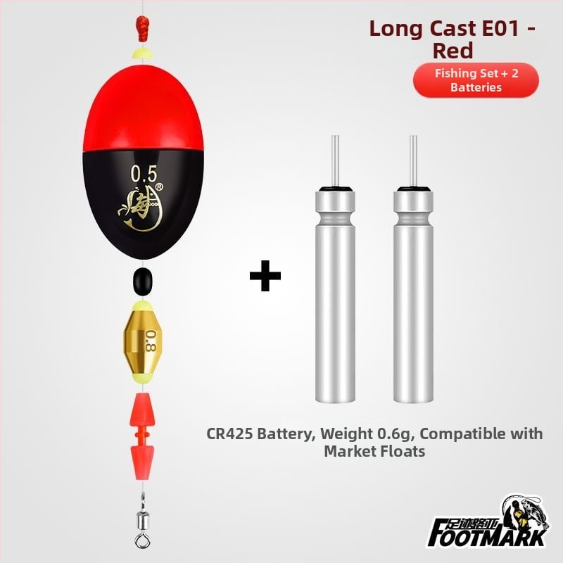 Pludiņu komplekts makšķerēšanai no plastmasas, gaismas efekts, gari metieni, nakts makšķerēšana