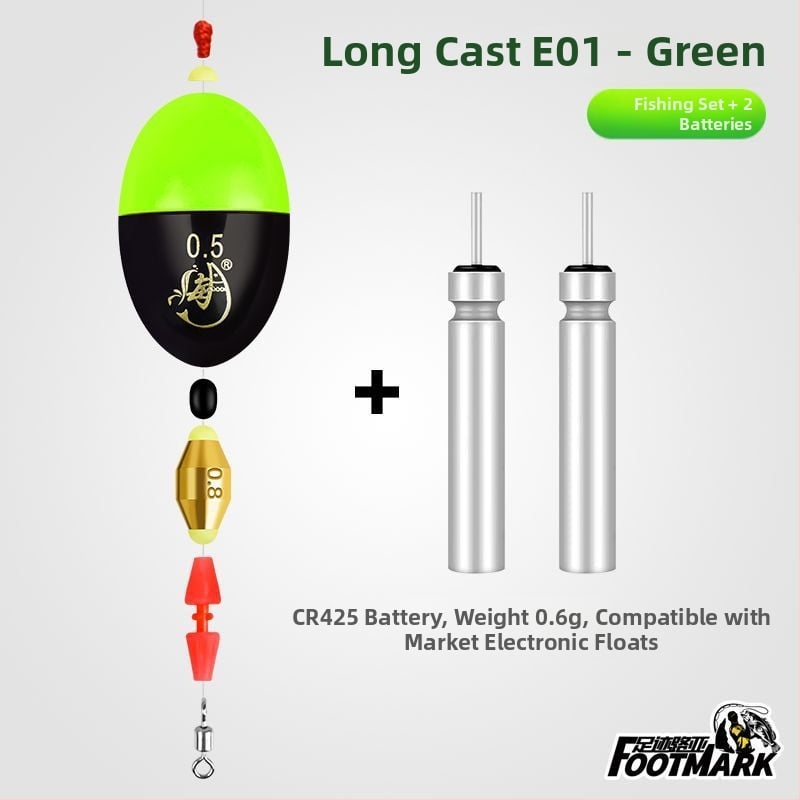 Pludiņu komplekts makšķerēšanai no plastmasas, gaismas efekts, gari metieni, nakts makšķerēšana