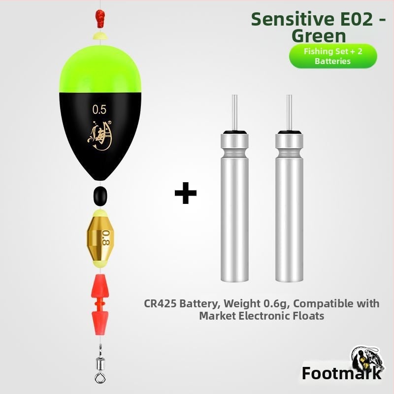 Pludiņu komplekts makšķerēšanai no plastmasas, gaismas efekts, gari metieni, nakts makšķerēšana