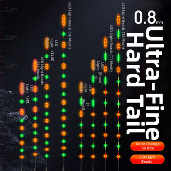 LED stikla šķiedras pludiņa aste vertikālajam driftam – Jiangding