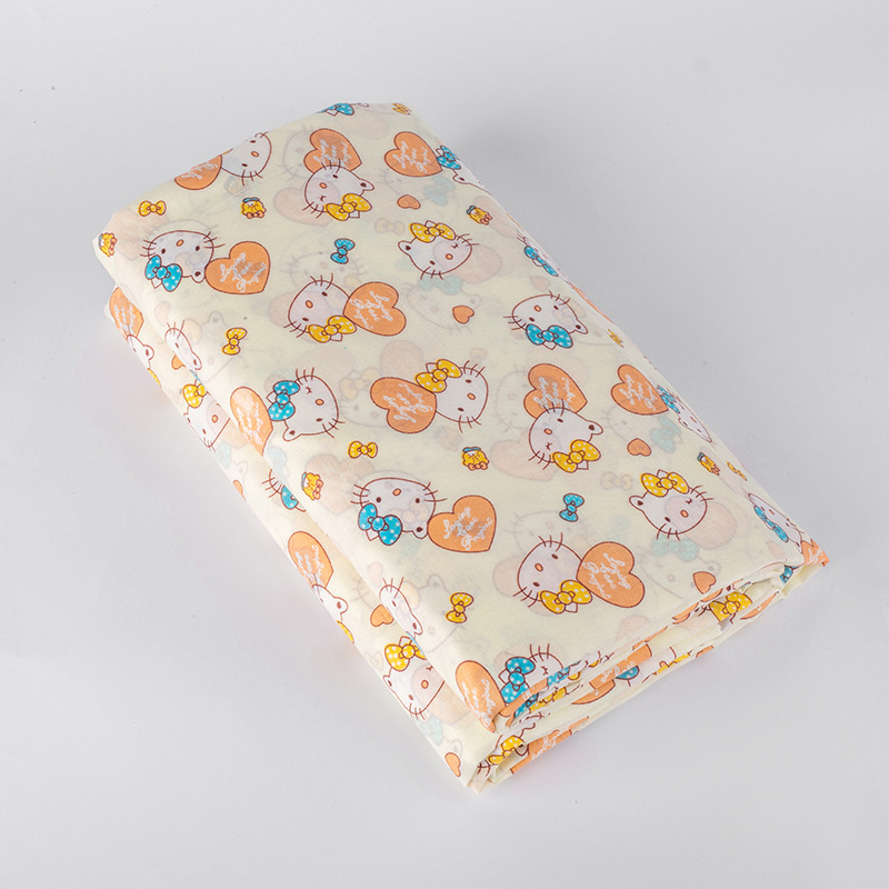 Paplanhuzat poliészter-pamut keverékből, reaktív nyomtatás és festés, testreszabható minták (csíkok, szívek, geometriák, mesefigurák, növények)