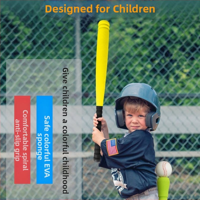 Vaikų beisbolo lazda iš EVA putplasčio – žaislinė beisbolo ir sofbolio lazda, skirta vaikams ir paaugliams, kategorija: beisbol