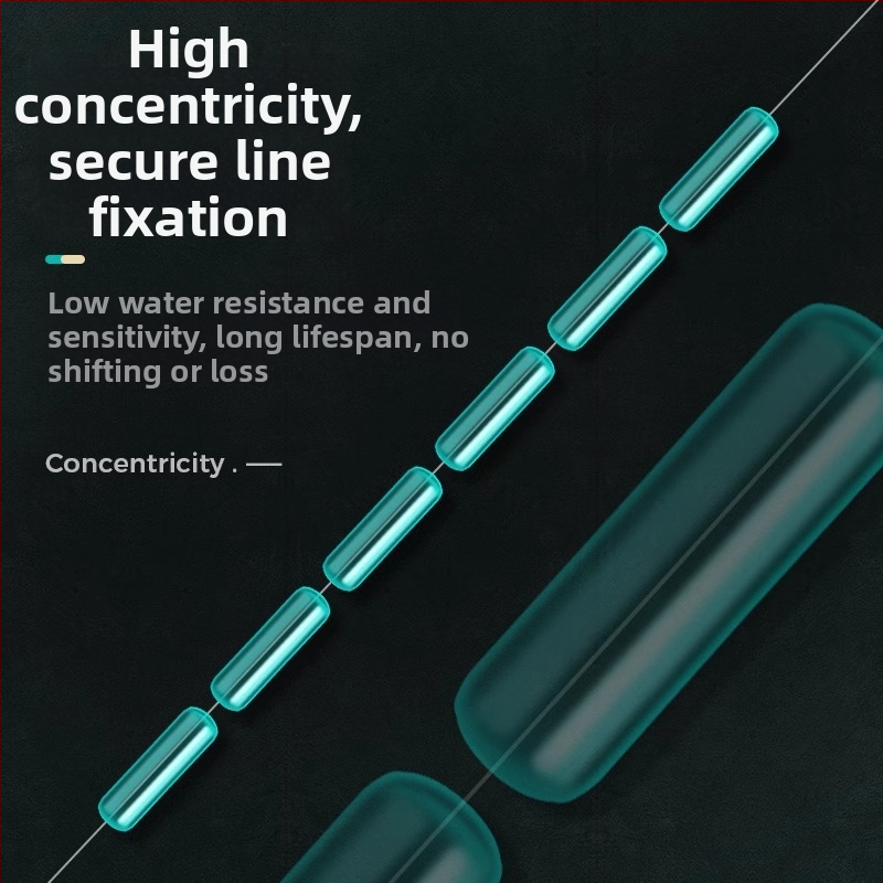 Space Bean silikona pērļu komplekts - augstas kvalitātes, anti-tangle, slīdējošas pērles makšķerēšanai, vairumtirdzniecības komplekts