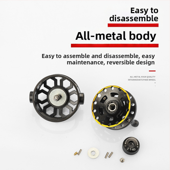 Morica pilnmetāla makšķerēšanas spole – modificēta konstrukcija, iepakojumā 50 gab