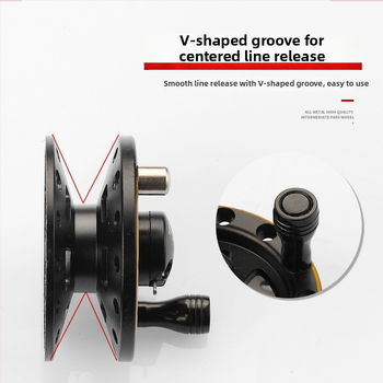 Morica pilnmetāla makšķerēšanas spole – modificēta konstrukcija, iepakojumā 50 gab