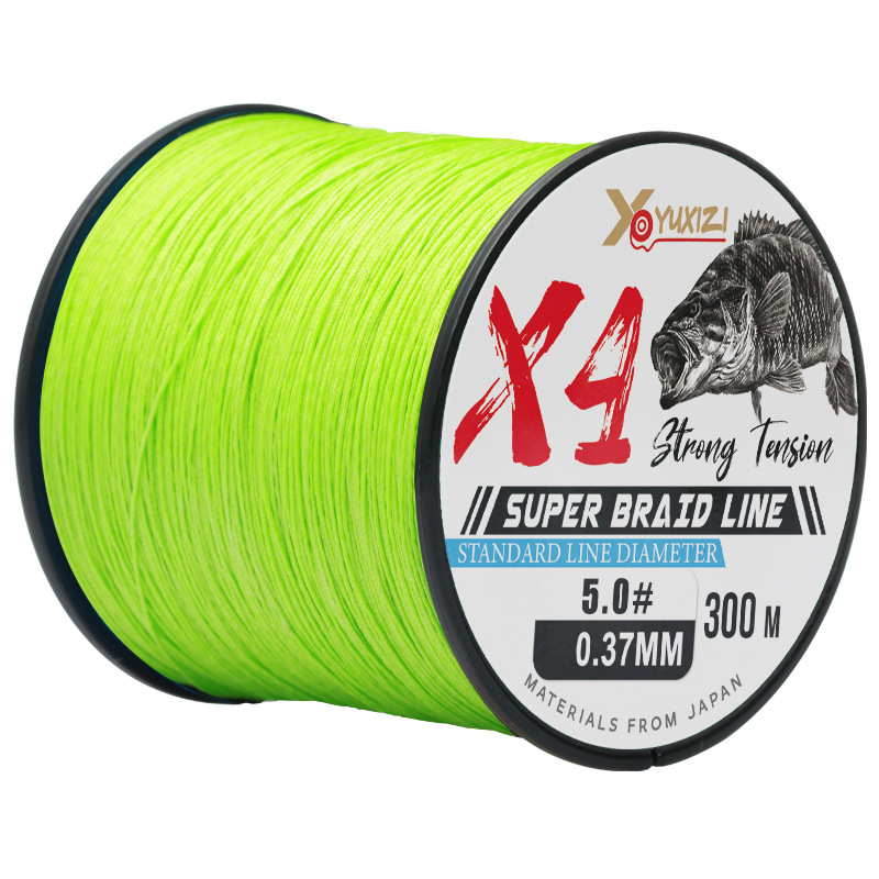 Pletena glavna linija za ribolov, PE, izuzetna izdržljivost, 300 m, YUXIZI