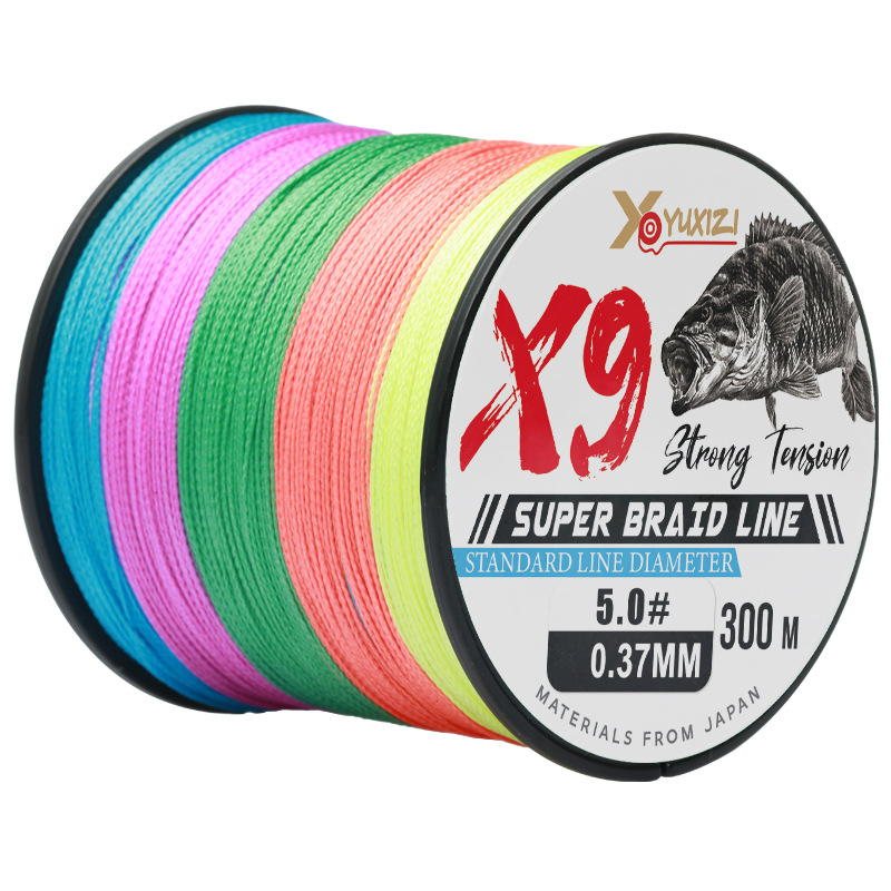 Pletena glavna linija za ribolov, PE, izuzetna izdržljivost, 300 m, YUXIZI