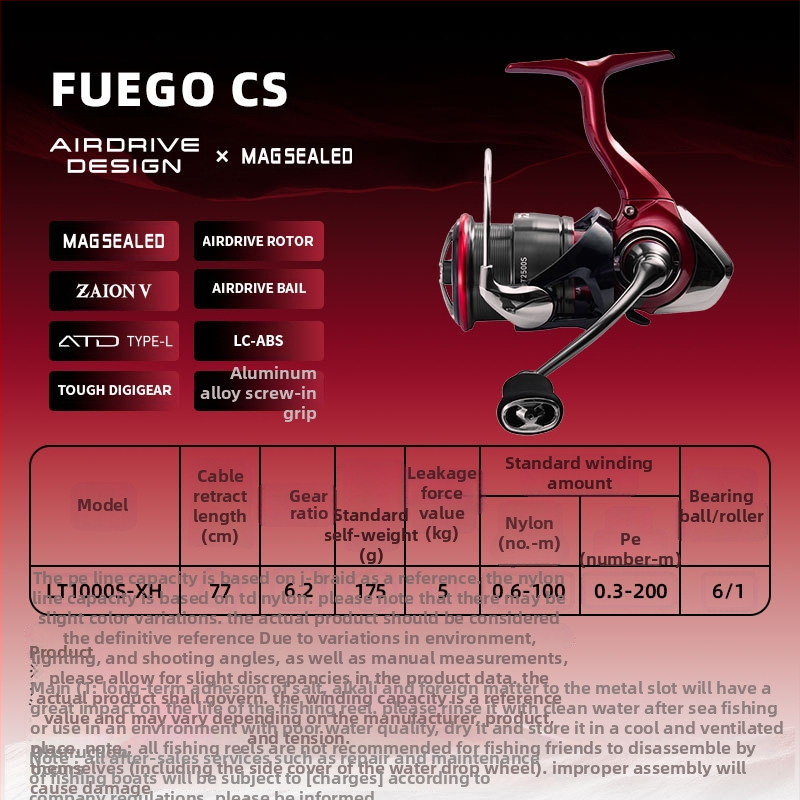 Daiwa spining ruļļa • Izcelsme: Vjetnama • Kaste: 1