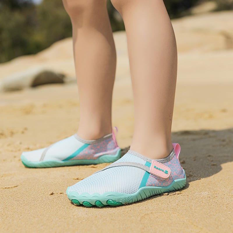 Unisex ūdens kurpes pieaugušajiem – pretslīdēšanas, ātri žūstošas, ar sietveida augšpusi un gumijas zoli, piemērotas upju pārgājieniem