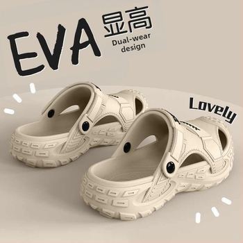 Sandale bărbați EVA, respirante, anti miros, antiderapante, EVA partea superioară și talpa, slip-on, stil coreean, pentru activități în apă
