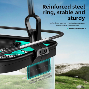 Dzīvo zivju spainis, saliekams, caurspīdīgs EVA dizains makšķerēšanai; svars 0.5 kg