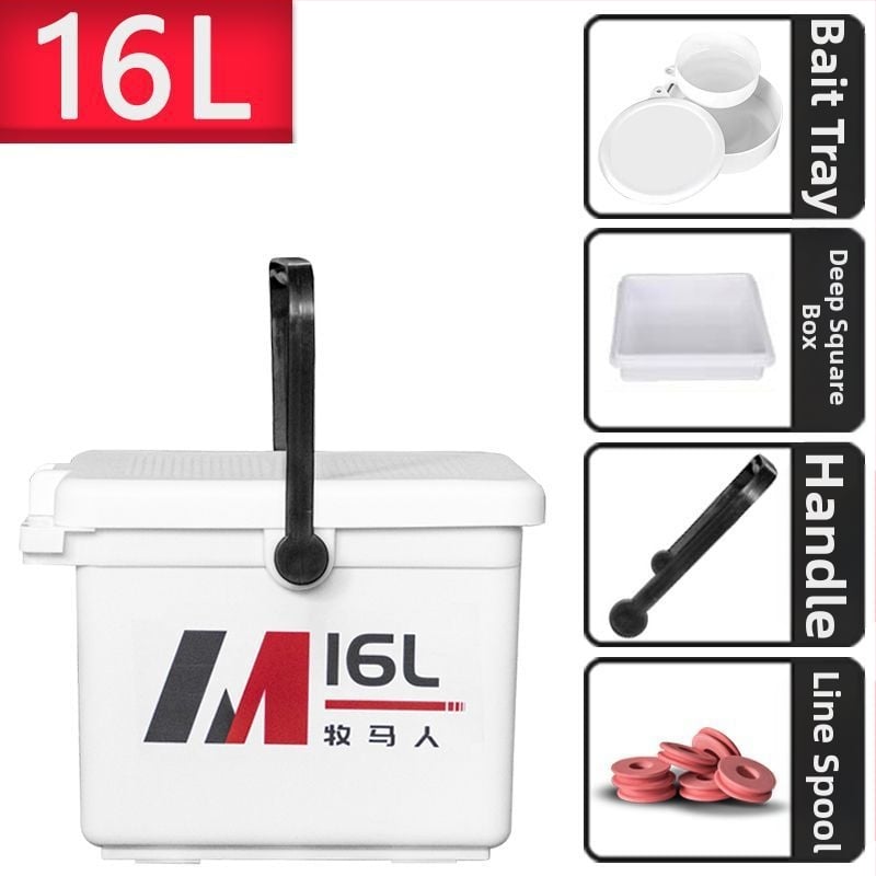 Zvejas kaste Wrangler - 12–20 L, plastmasa