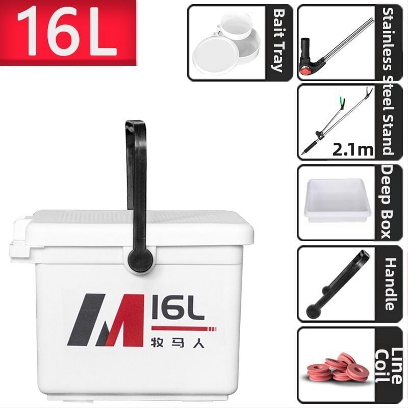 Zvejas kaste Wrangler - 12–20 L, plastmasa