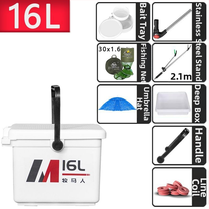 Zvejas kaste Wrangler - 12–20 L, plastmasa