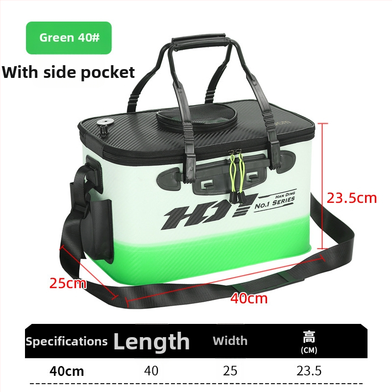 Saliekams EVA kauss dzīviem zivīm, pārnēsājamais zvejas kauss, 410 g, pielāgojams