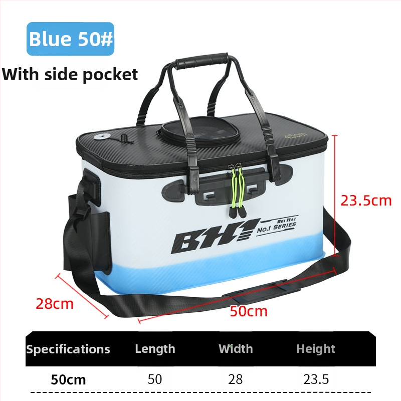 Saliekams EVA kauss dzīviem zivīm, pārnēsājamais zvejas kauss, 410 g, pielāgojams