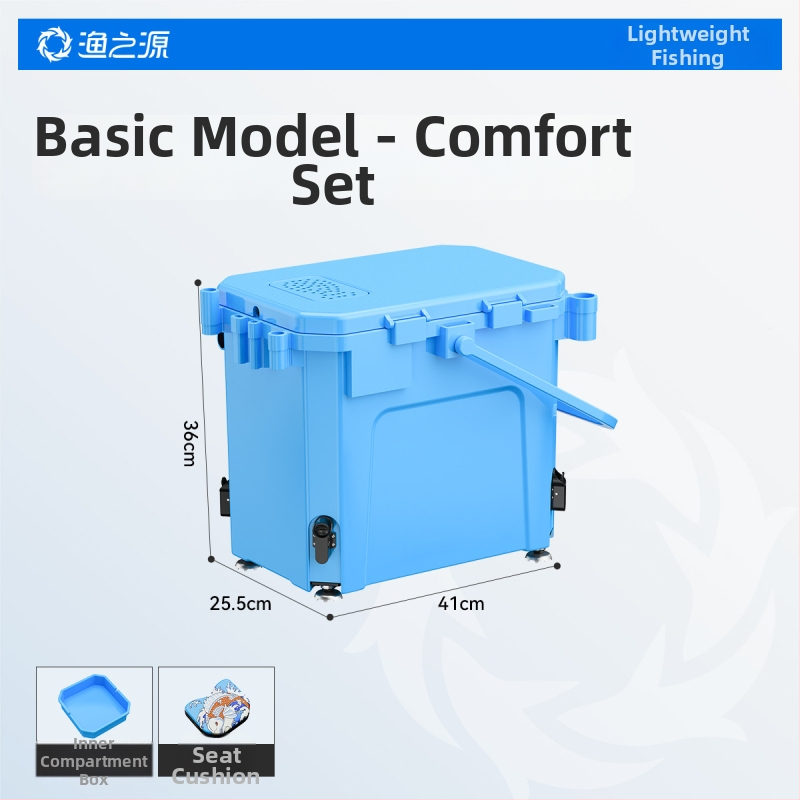 Daudzfunkcionāls izstiepjams zvejas spainis ar sēdvietu, biezināts PET materiāls, 2,6 kg