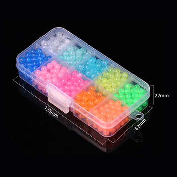 Svjetlucave perle za ribolov, set od PVC plastike, Fly smoothly