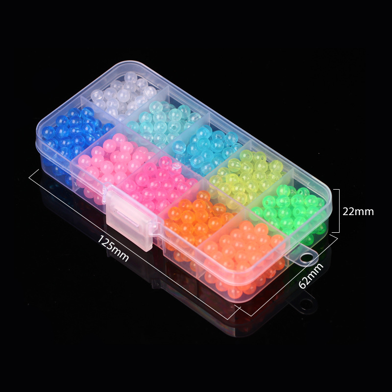 Svjetlucave perle za ribolov, set od PVC plastike, Fly smoothly