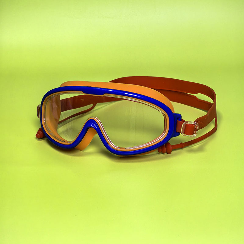 Dječje anti-fog plivačke naočale s PC lećama, silikonom trakom i silikonskim okvirom – komplet za djecu