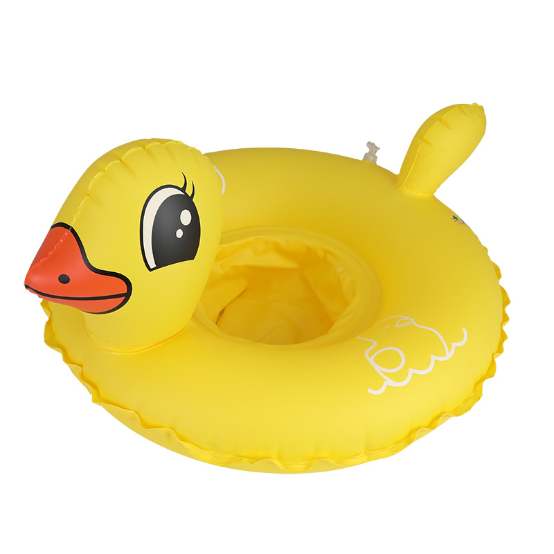 Dječji plivački prsten PVC s karikaturnim uzorkom, podrška ispod pazuha i sjedalo, za djecu 1–5 godina