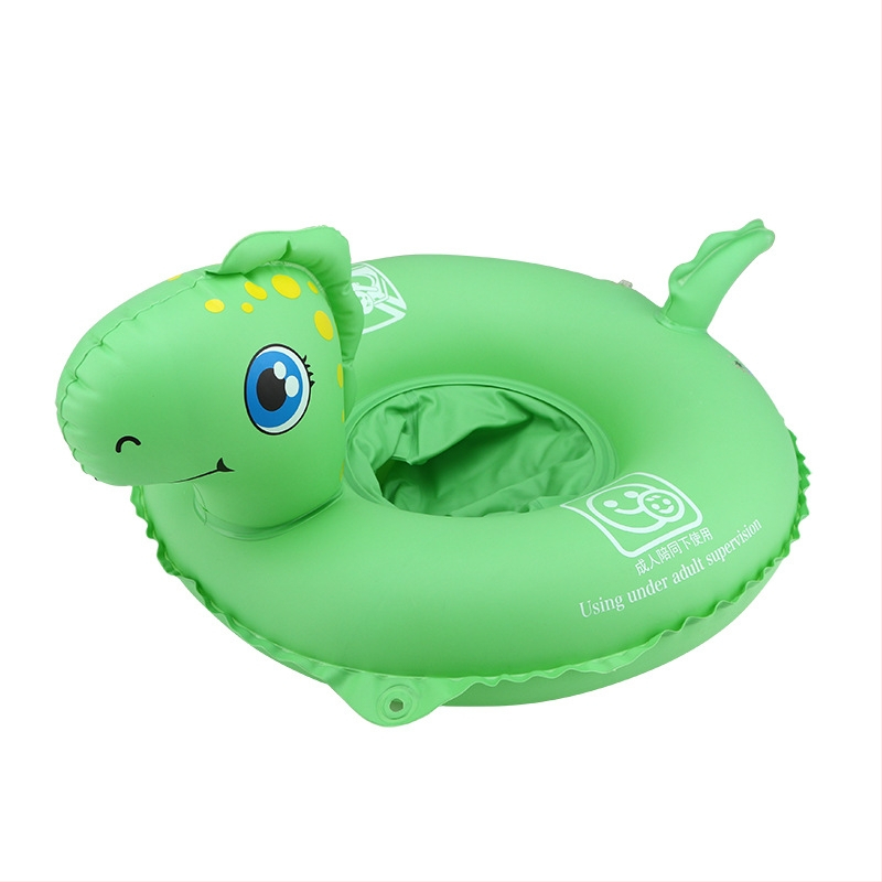Dječji plivački prsten PVC s karikaturnim uzorkom, podrška ispod pazuha i sjedalo, za djecu 1–5 godina