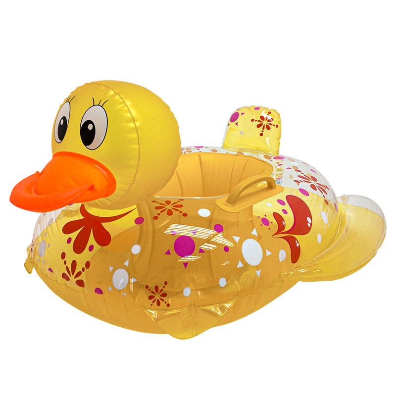 Dječji plivački prsten PVC s karikaturnim uzorkom, podrška ispod pazuha i sjedalo, za djecu 1–5 godina