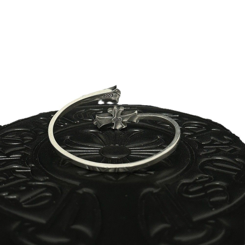 Apyrankė su kryžiumi ir kauliukų pakabuku, 925 sidabras, unisex, hip-hop stilius