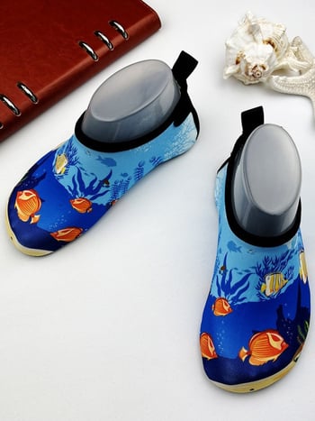 Upes pārgājienu kurpes ar anti-slip ārējo gumijas zoli, ātri žūstošu kokvilnas augšdaļu, vidējā augstuma zole