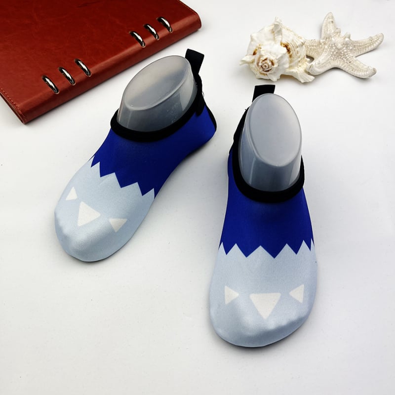 Upes pārgājienu kurpes ar anti-slip ārējo gumijas zoli, ātri žūstošu kokvilnas augšdaļu, vidējā augstuma zole