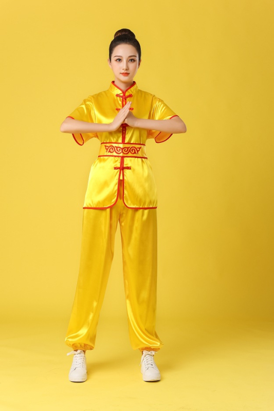 Etniniai trumposdrabu komplektas drakonų ir liūto šokiams, juosmens būgnų kostiumas, kovos menai, Yangko - Chenille audinys su Spandex, unisex, 2023 m. rudens leidimas, tinka 25–29 metų