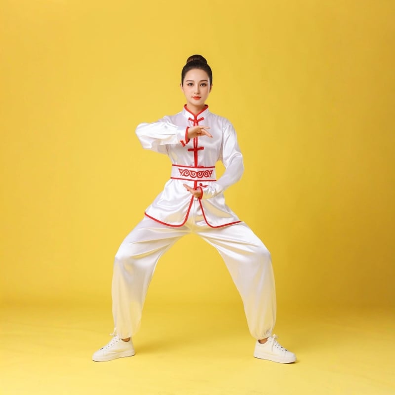 Etniniai trumposdrabu komplektas drakonų ir liūto šokiams, juosmens būgnų kostiumas, kovos menai, Yangko - Chenille audinys su Spandex, unisex, 2023 m. rudens leidimas, tinka 25–29 metų