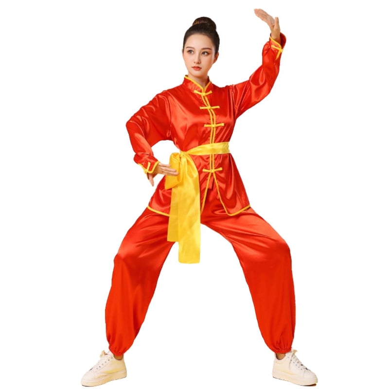 Etniniai trumposdrabu komplektas drakonų ir liūto šokiams, juosmens būgnų kostiumas, kovos menai, Yangko - Chenille audinys su Spandex, unisex, 2023 m. rudens leidimas, tinka 25–29 metų