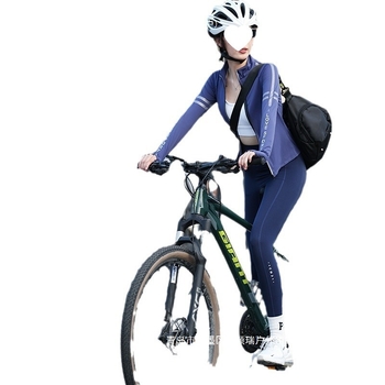 Unisex kelio dviratininkų komplektas – drėgmės pašalinimas, greitas džiovinimas, dryžuotas raštas, rudens sezonas