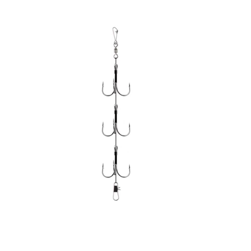 Fishing Hook Set: String and Anchor Hooks for Carp and Spearfish, No Barbs