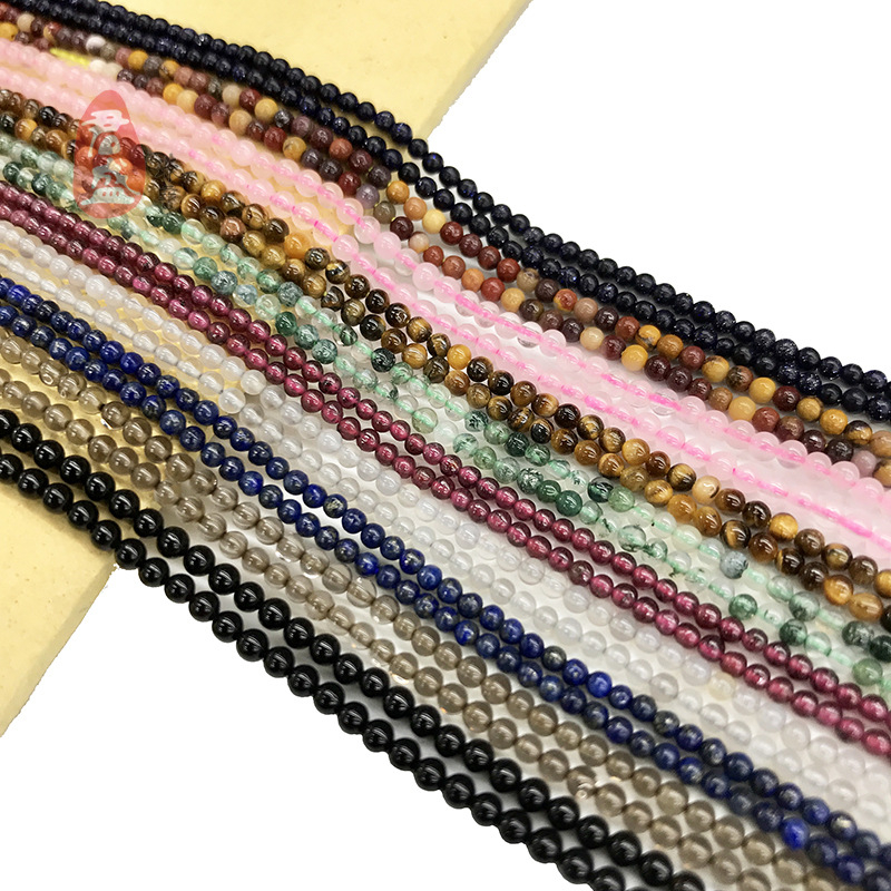 Prirodne kamenje - okrugle perle - rezanje iz sirovog ruda - Junsheng Jewelry - Podrijetlo: Brazilija