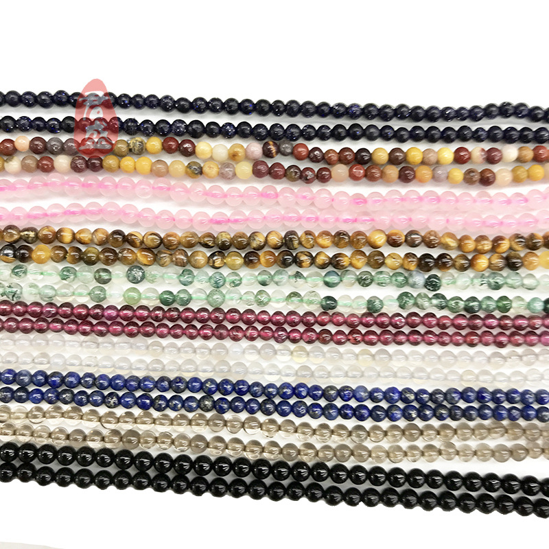 Prirodne kamenje - okrugle perle - rezanje iz sirovog ruda - Junsheng Jewelry - Podrijetlo: Brazilija